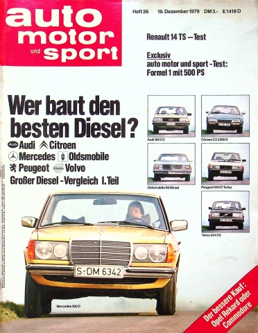 Deckblatt Auto Motor und Sport (26/1979)